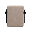 ACME Jetta Accent Chair  in Latte Linen & Black