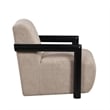 ACME Jetta Accent Chair  in Latte Linen & Black