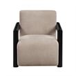 ACME Jetta Accent Chair  in Latte Linen & Black