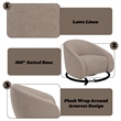 ACME Zoey Accent Chair w/Swivel  in Latte Linen