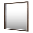 ACME Zoey Mirror in Brown Oak