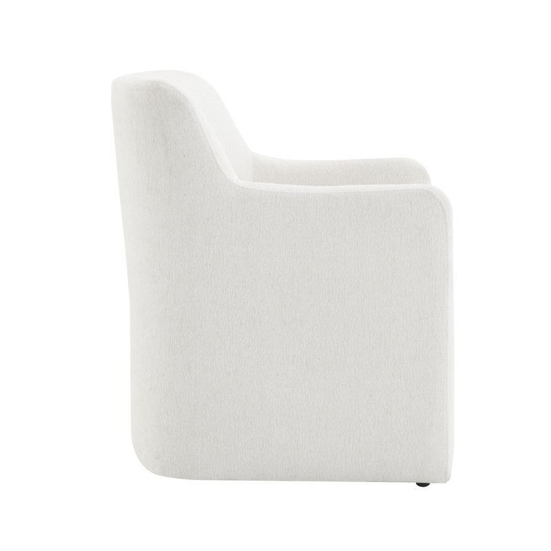 ACME Cafell Arm Chair w/Casters in Cream Linen