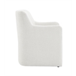 ACME Cafell Arm Chair w/Casters in Cream Linen