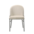 ACME Lark Side Chair (Set-2) in Chenille & Black