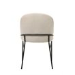 ACME Lark Side Chair (Set-2) in Chenille & Black
