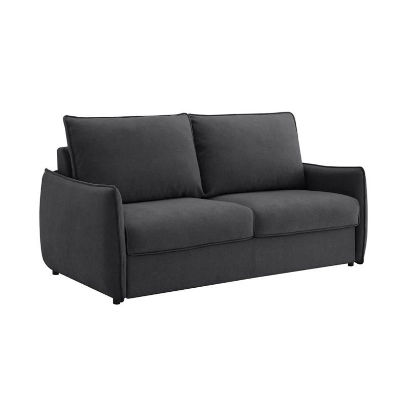 ACME Jinn Sofa w/Sleeper (Queen) in Elite Charcoal Chenille