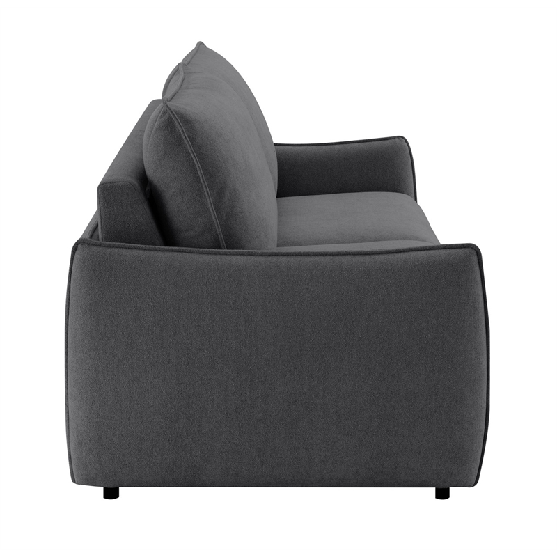 ACME Jinn Sofa w/Sleeper (Queen) in Elite Charcoal Chenille