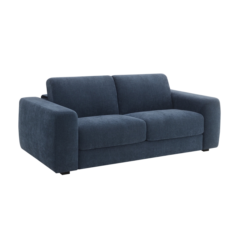 ACME Chesney Sofa w/Sleeper (Queen) in Dark Blue Chenille