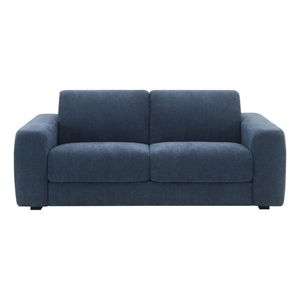 ACME Chesney Sofa w/Sleeper (Queen) in Dark Blue Chenille