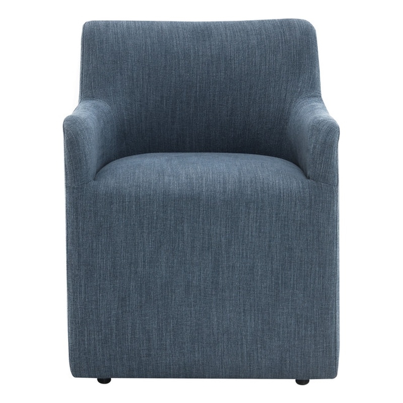 ACME Cafell Arm Chair w/Casters in Denim Linen