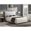 ACME Renee EK Bed in Aperol Beige Chenille
