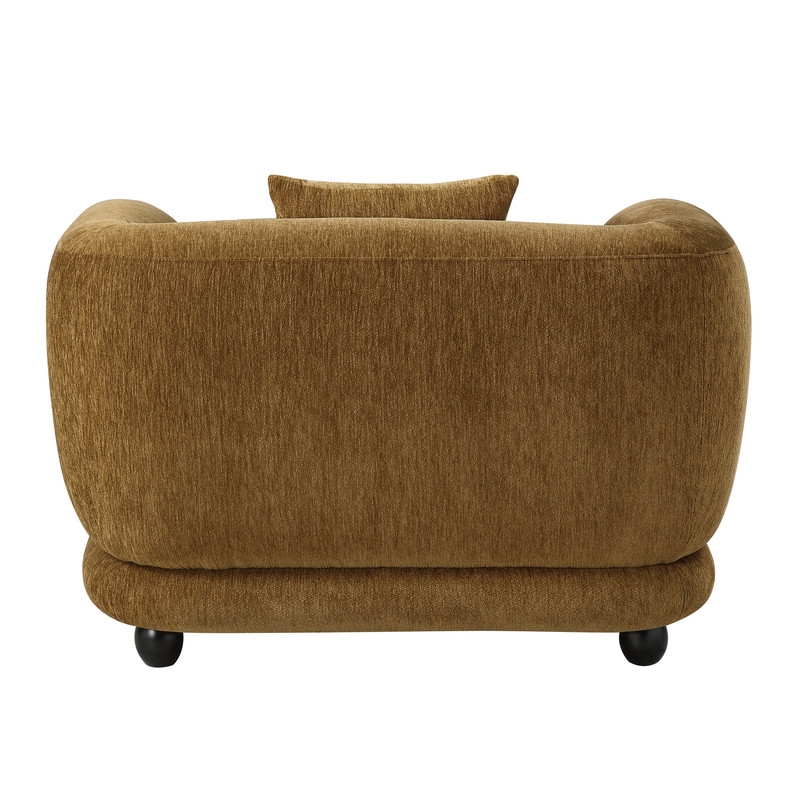 ACME Lennox Chair w/Pillow in Brown Chenille
