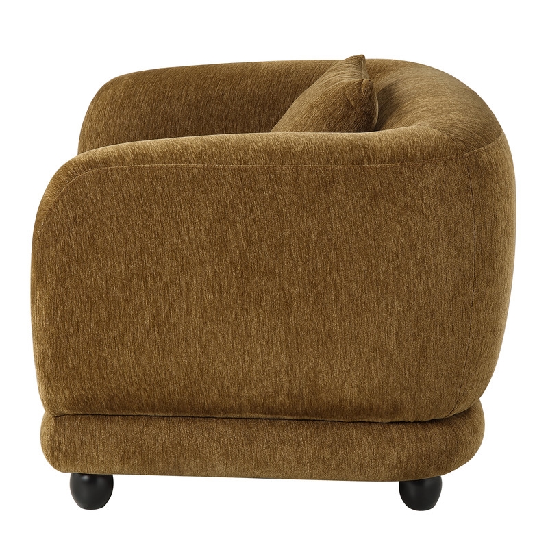 ACME Lennox Chair w/Pillow in Brown Chenille