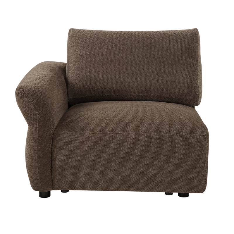 ACME Theodore Modular - LF Arm Chair in Brown Chenille