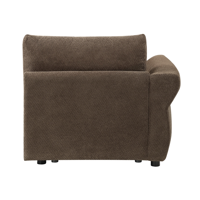 ACME Theodore Modular - LF Arm Chair in Brown Chenille