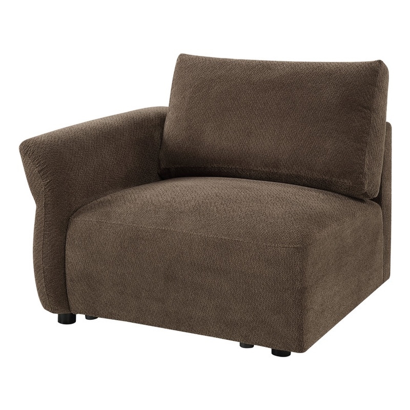 ACME Theodore Modular - LF Arm Chair in Brown Chenille