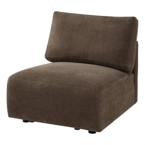 ACME Theodore Modular - Armless Chair in Brown Chenille