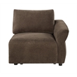 ACME Theodore Modular - RF  Arm Chair in Brown Chenille