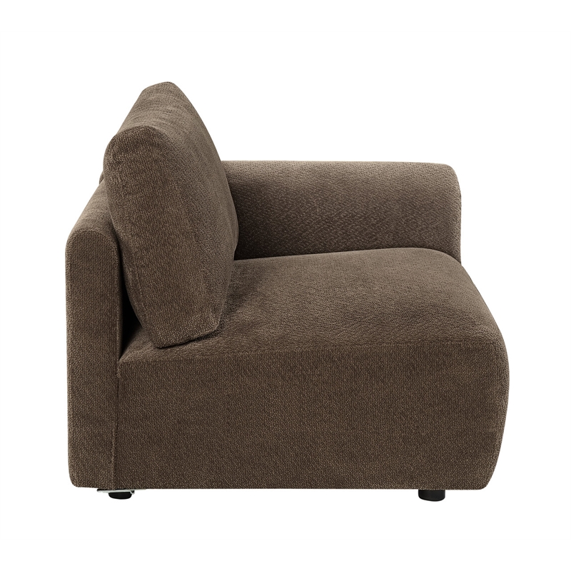 ACME Theodore Modular - RF  Arm Chair in Brown Chenille
