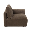 ACME Theodore Modular - RF  Arm Chair in Brown Chenille