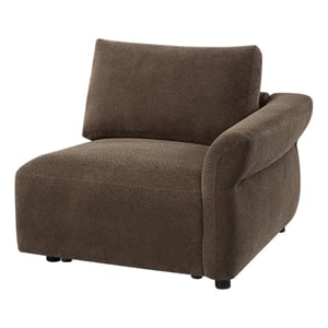 ACME Theodore Modular - RF  Arm Chair in Brown Chenille