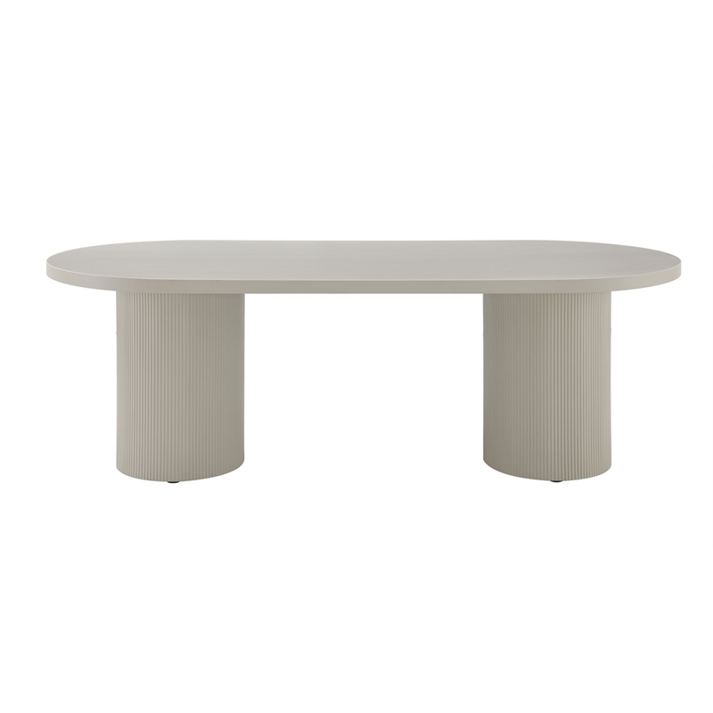 ACME Laela Dining Table in Bone White