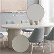 ACME Laela Dining Table in Bone White