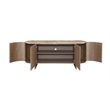 ACME Markku Console Cabinet in Natural Marble & Oak