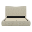 ACME Angulo Queen Bed w/Storage in Beige Chenille