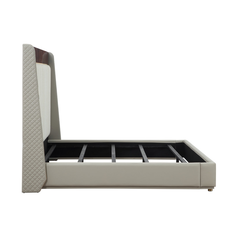 ACME Jamonica Eastern King Bed in Beige Linen