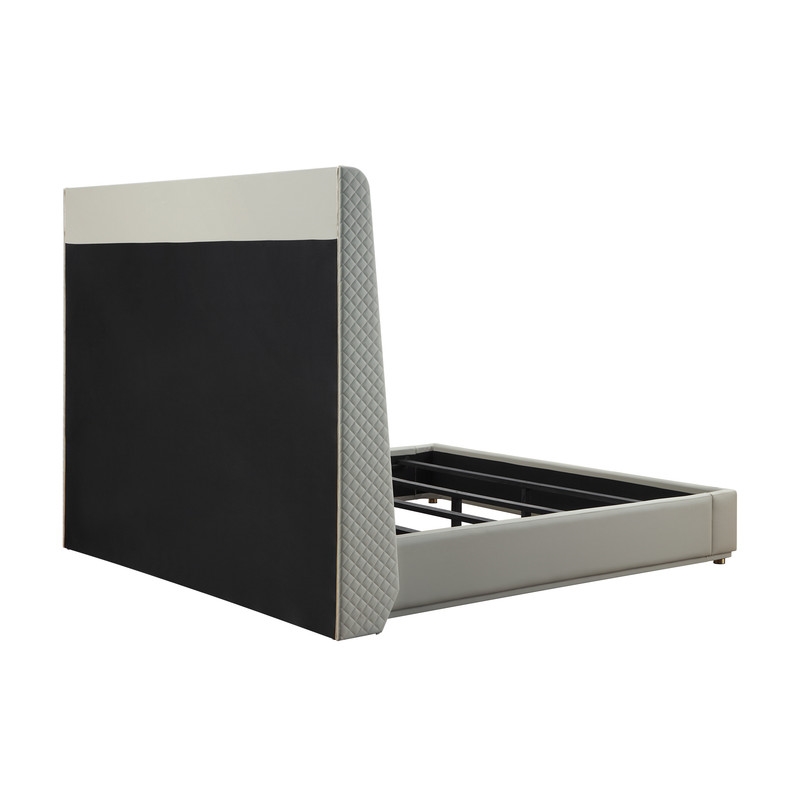 ACME Jamonica Eastern King Bed in Beige Linen