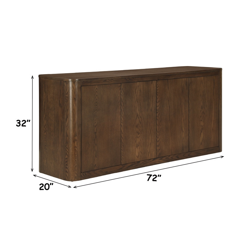 ACME Koen Server in Brown Oak