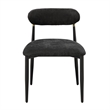 ACME Jaramillo Side Chair (Set-2) in Black Chenille & Black