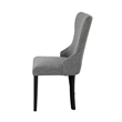 ACME Marioly Side Chair (Set-2) in Gray Boucle