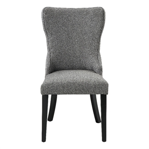 ACME Marioly Side Chair (Set-2) in Gray Boucle