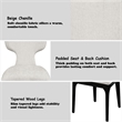 ACME Koen Upholstered Side Chair (Set-2) in Beige Chenille & Black