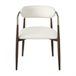 ACME Clayten Arm Chair (Set-2) in Brown Oak