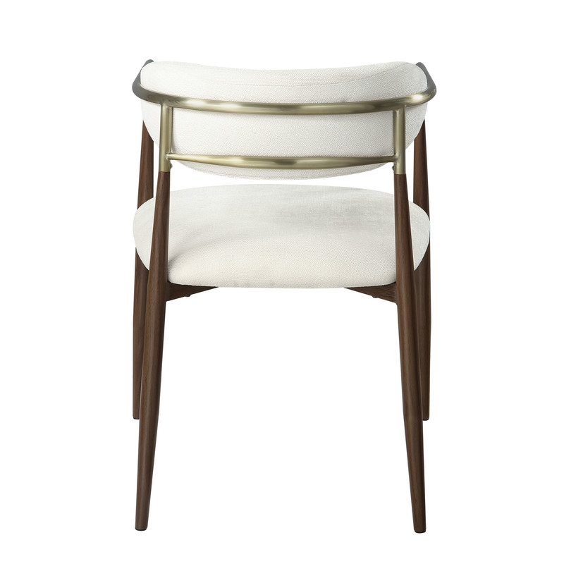 ACME Clayten Arm Chair (Set-2) in Brown Oak