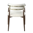 ACME Clayten Arm Chair (Set-2) in Brown Oak