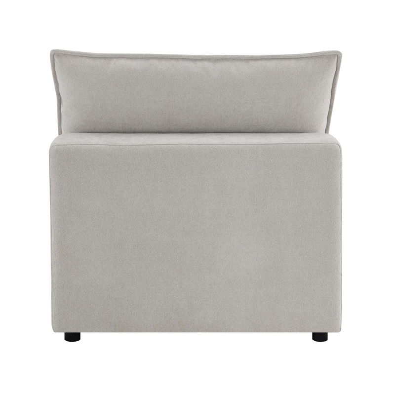 ACME Marisa Modular Armless Chair in Beige Boucle