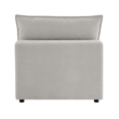 ACME Marisa Modular Armless Chair in Beige Boucle