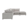 ACME Marisa Modular Armless Chair in Beige Boucle