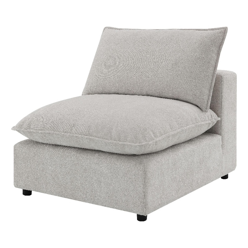 ACME Marisa Modular Armless Chair in Beige Boucle