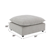 ACME Marisa Modular Ottoman in Beige Boucle