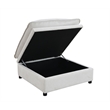 ACME Marisa Modular Ottoman with Storage in Beige Boucle