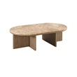 ACME Markku Coffee Table in Natural Marble & Oak
