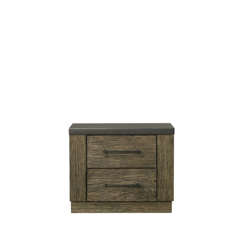 ACME Lance Nightstand in Distressed Oak