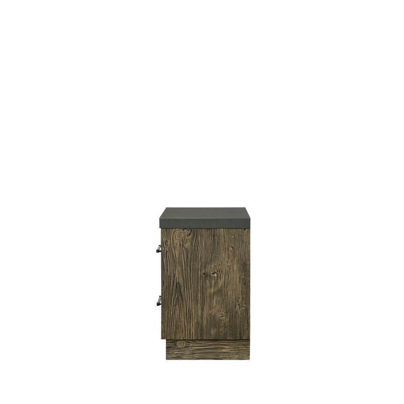 ACME Lance Nightstand in Distressed Oak