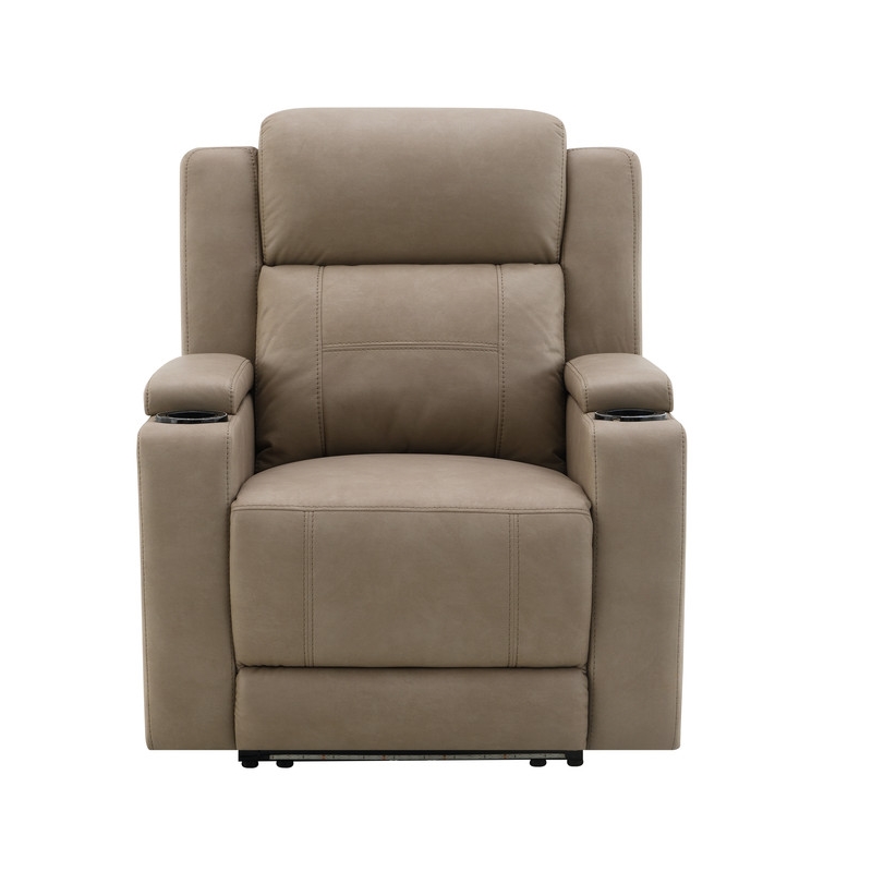 ACME Lugo Power Motion Recliner w/Cup Holder in Camel Leather Aire