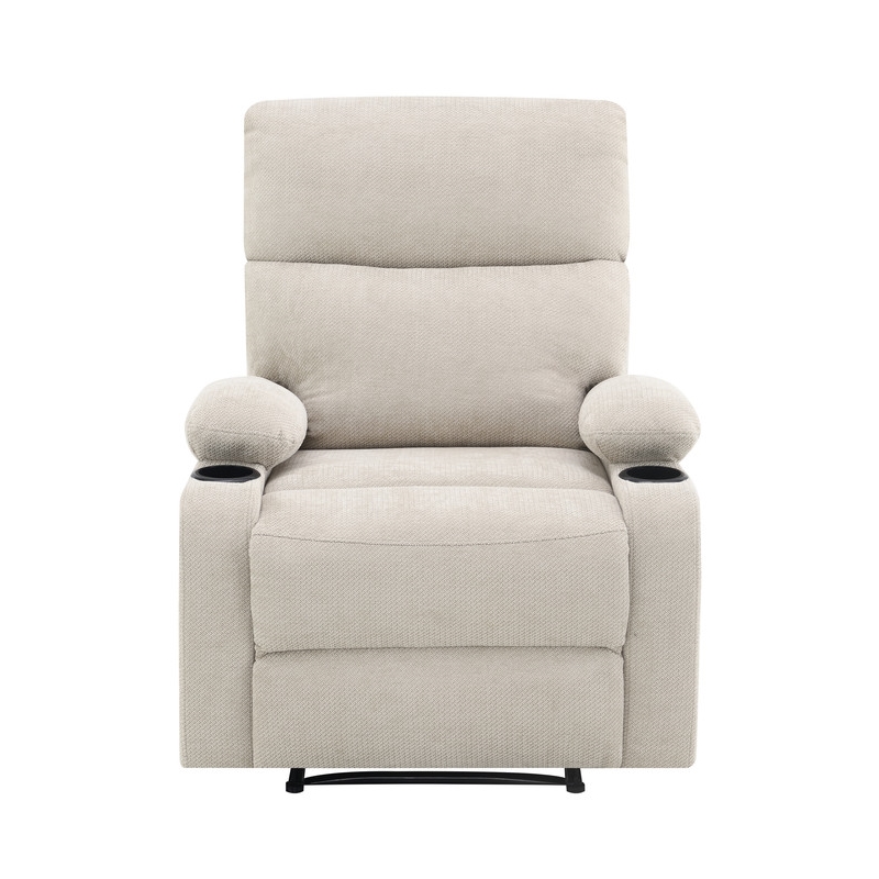 ACME Larkin Motion Recliner in Beige Chenille